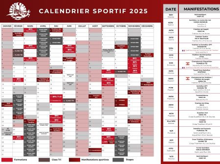 MAJ CALENDRIER MANIF ET ACTIONS FTTRI 2025